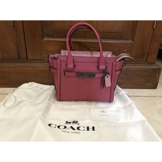 Authentic coach swagger 21 pink