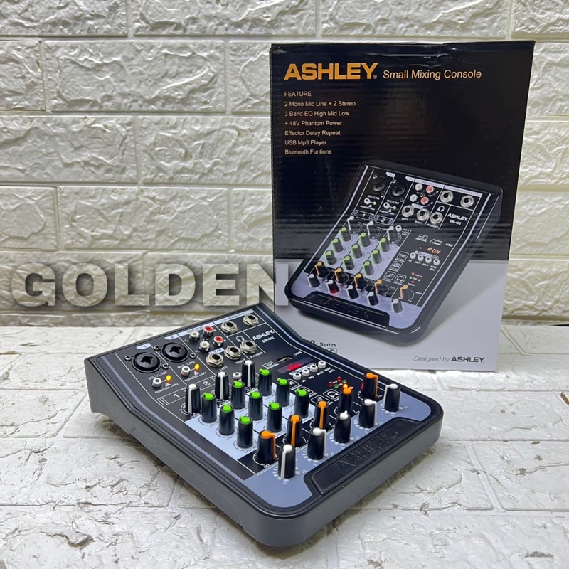 Mixer Ashley SM 402 Original  Ashley SM402 Bluetooth - USB