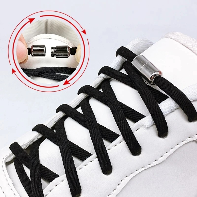 Tali Sepatu Elastis Lembut Ulir Soft Shoelace Elastic