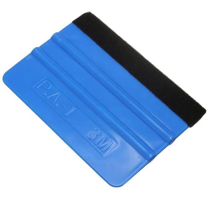 Rakel - Alat Pasang Stiker Biru Kotak 3cm