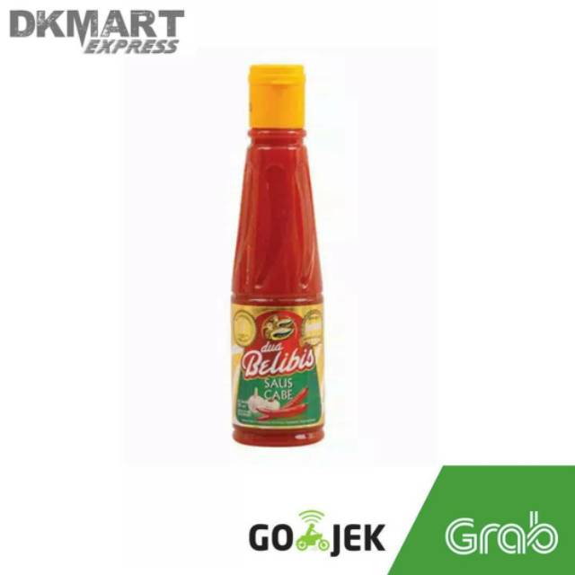 Saus sambal dua belibis 135ml botol saus cabe dua belibis