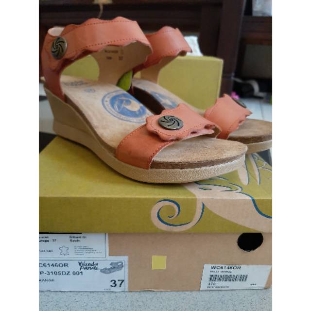 Sandal Wedges wanita wanda Panda