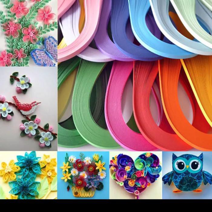 

Art / 120Pcs 5Mm Kertas Paper Quilling Paper Single Color 53Cm - Khaki