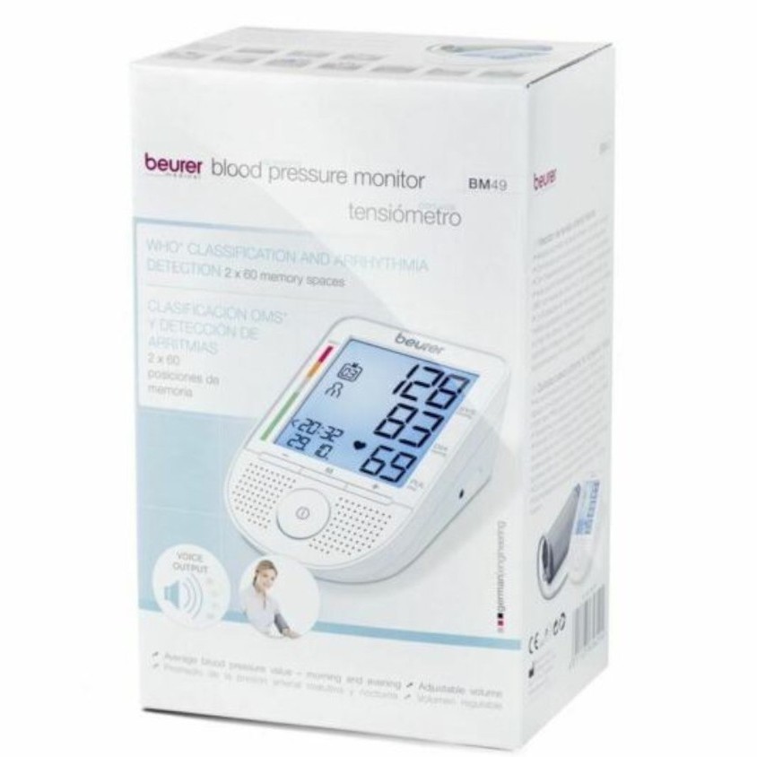 Tensimeter Digital Beurer BM 49 / BM-49 / BM49 Dengan Suara -  Tensimeter Digital Brand Jerman