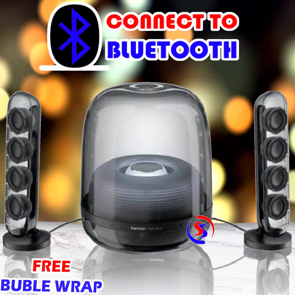 JBL HK SoundSticks 4  -  2.1 Bluetooth Speaker System with Deep Bass and Inspiring Industrial