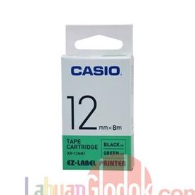 

Label Printer Xr-12We1 2Mm Black On White Tape Label Casio/Casio 12Mm