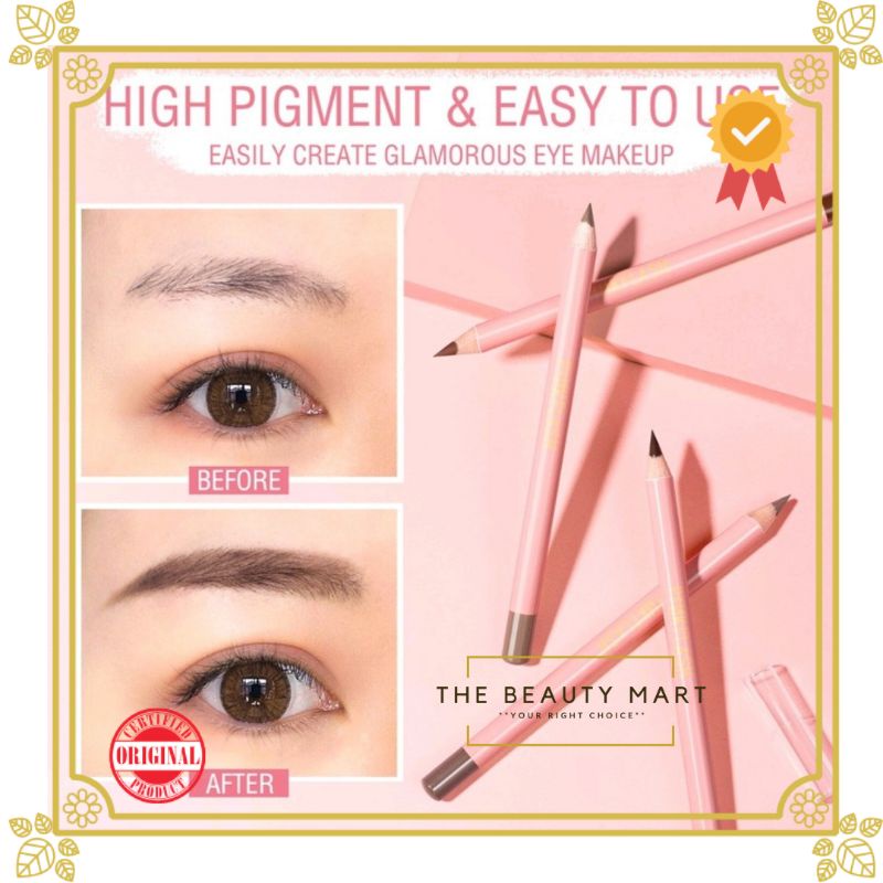 [BPOM] PINKFLASH Waterproof Easy Eyebrow Pencil | Pensil Alis | Pink Flash