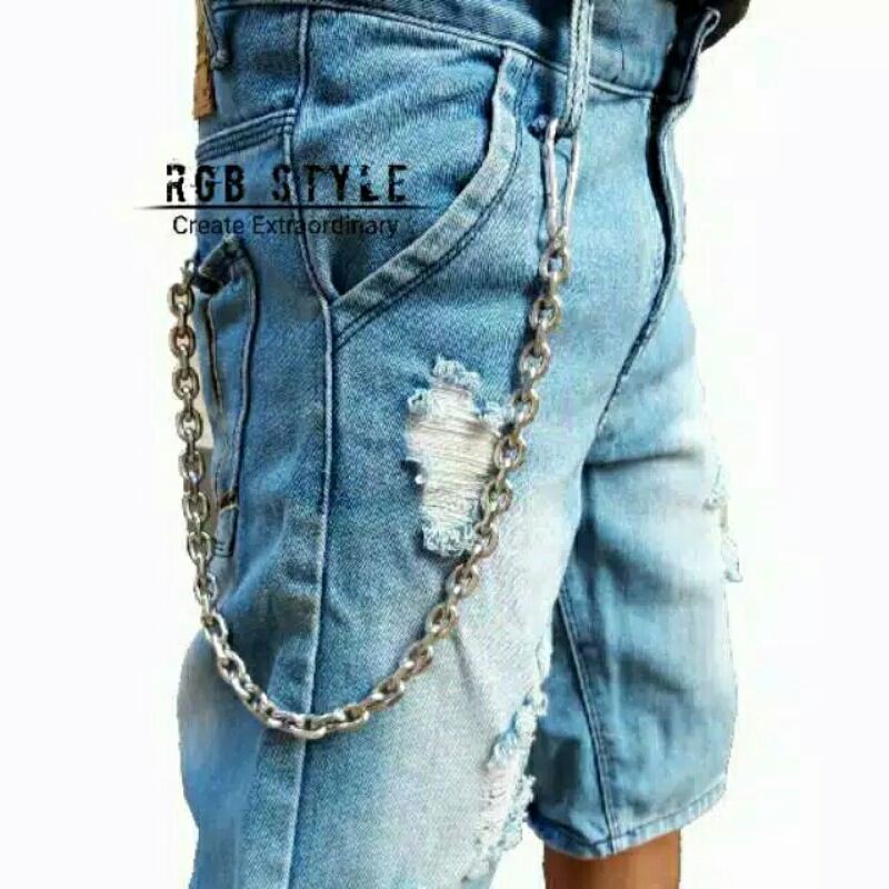 Rantai Dompet pria stainless Pria /Tali Dompet Pria Model Panjang