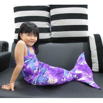 Baju Kostum Renang Mermaid / Putri Duyung Anak Motif ***