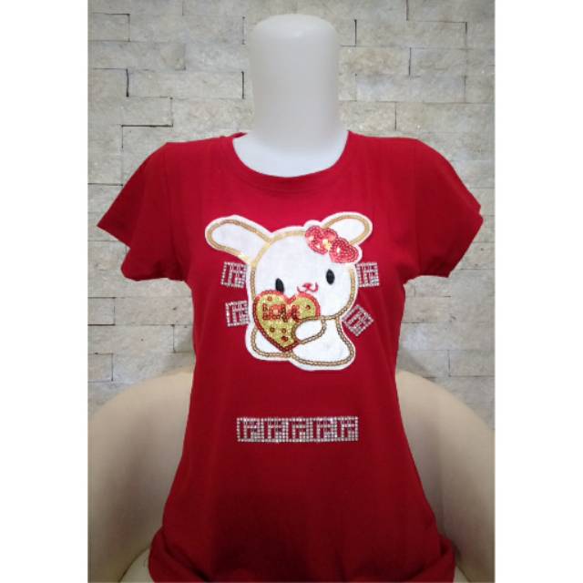 Kaos Cewek Mote hias KL