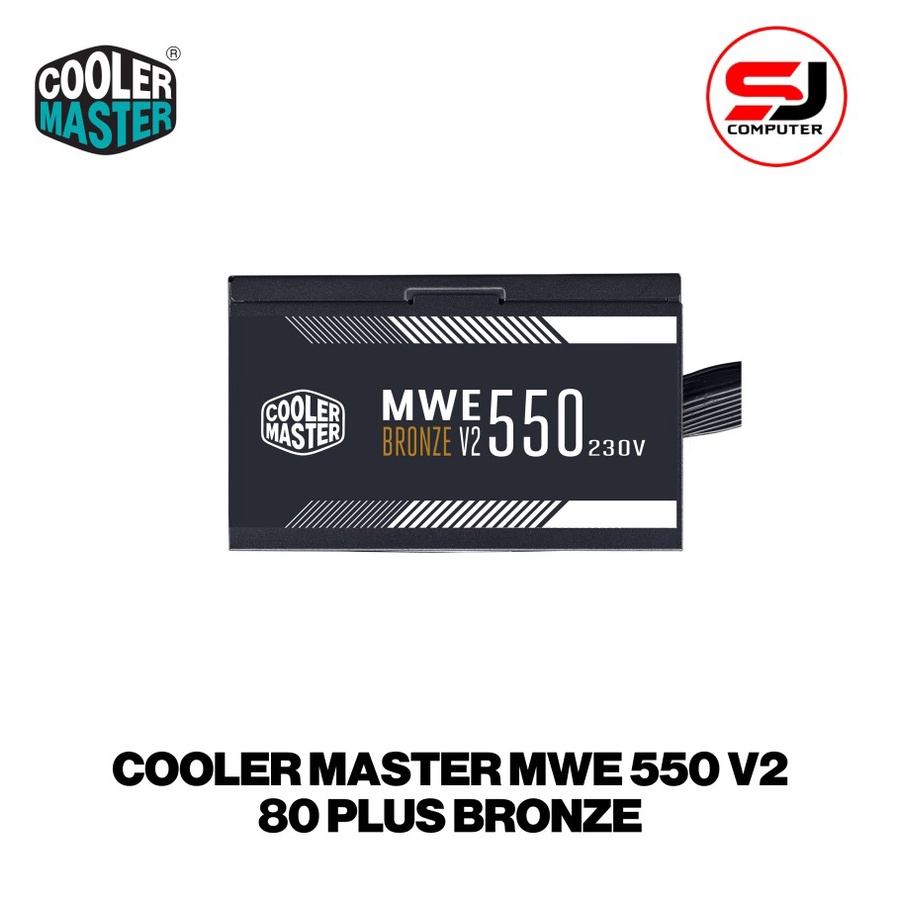 COOLER MASTER MWE 550 V2 80+ BRONZE PSU POWER SUPPLY 550W MWE550 PLUS