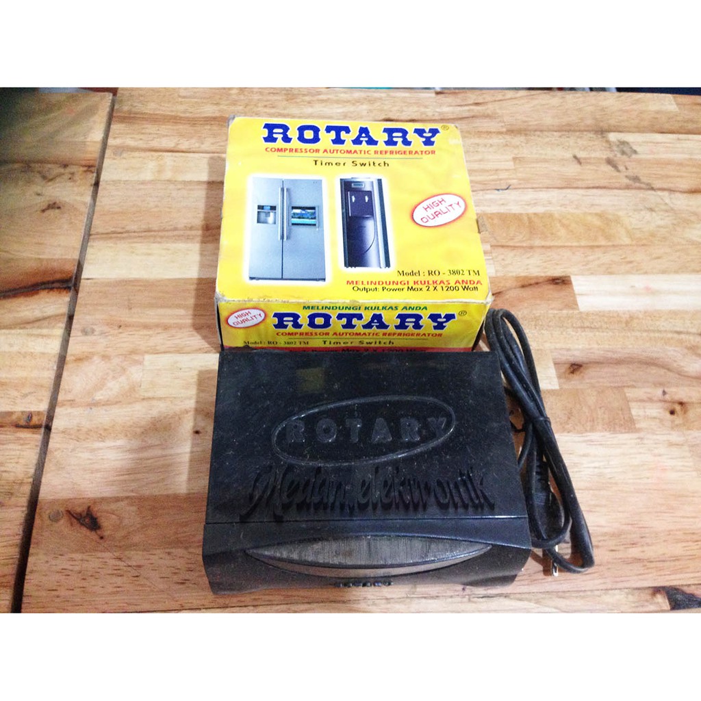 Medan electronik Stabilizer / Pengaman kulkas timer switch rotary kuning