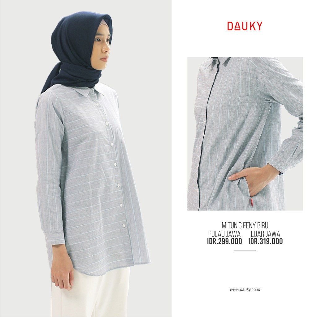 M TUNIC FENY DAUKY / TUNIK DAUKY / TUNIK WANITA /ATASAN WANITA / TUNIK TERBARU