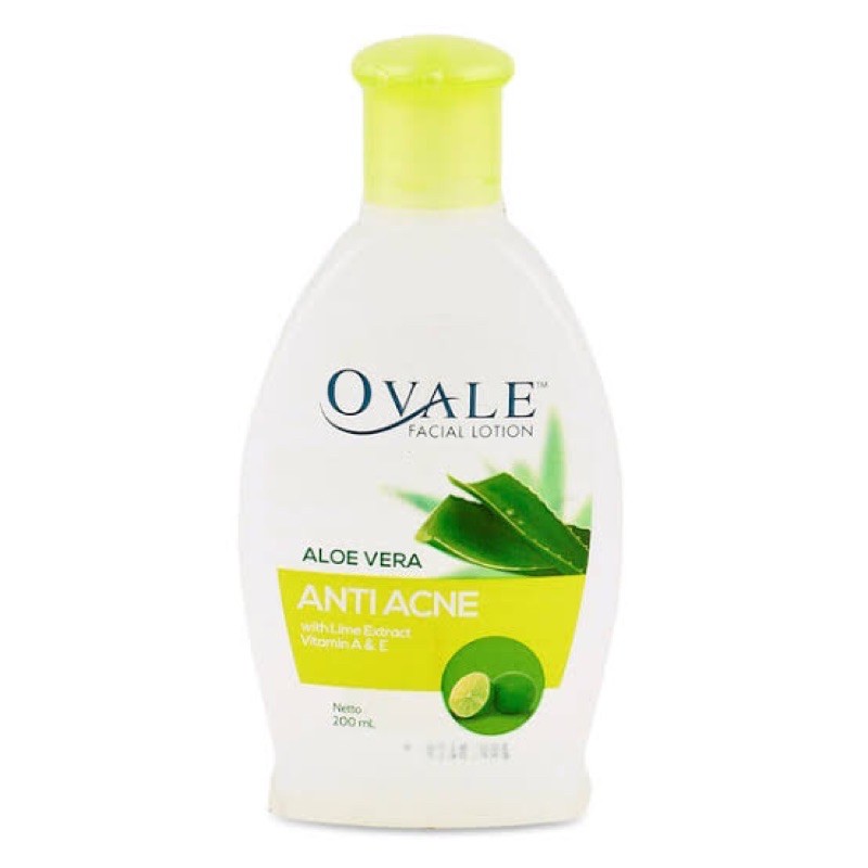 Jual Ovale Facial Lotion Aloe Vera Bengkoang Anti Acne Shopee Indonesia