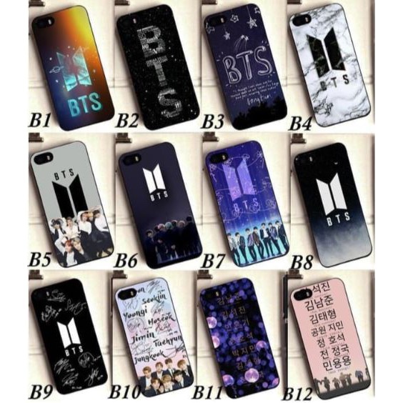 IPHONE 11 , 11 PRO , 11 PRO MAX PREMIUM CASE CASING GLASS MOTIF BTS