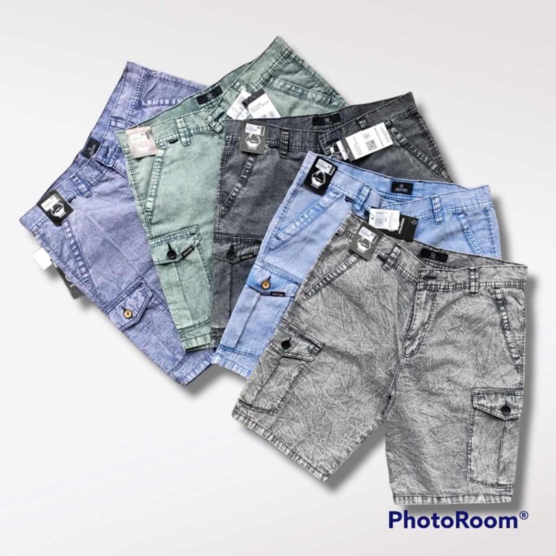 CELANA PENDEK BROADSOT CARGO JEANS SNOW PRIA VOLCOM PREMIUM