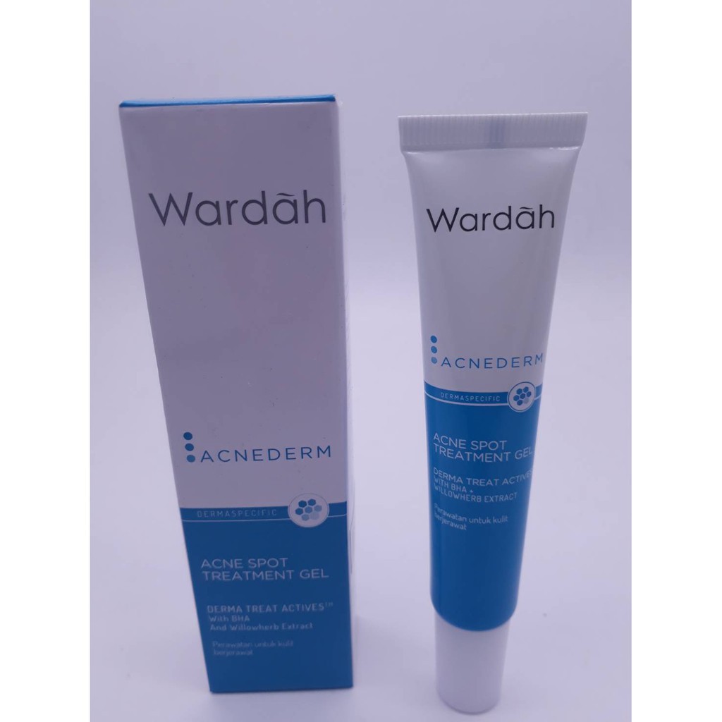 ORIGINAL Wardah Acnederm Acne Spot Treatment Gel Penghilang Jerawat 15ML