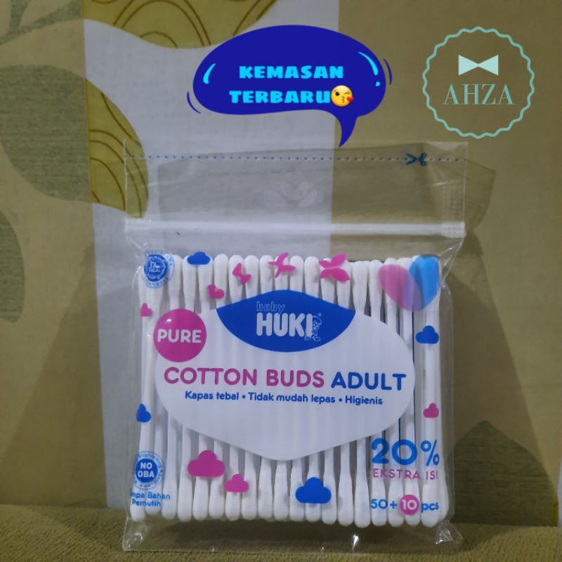 AHZA HUKI COTTON BUD BABY &amp; DEWASA ISI 50/100/150