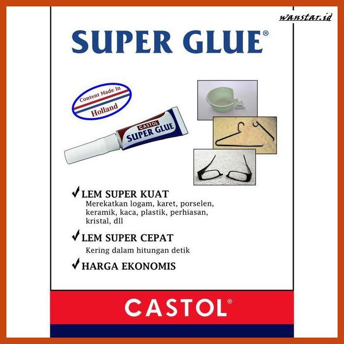 

TAKEREP- BUY 1 GET 1 - CASTOL SUPER GLUE TUBE 2G -TNALAES-EPAT.