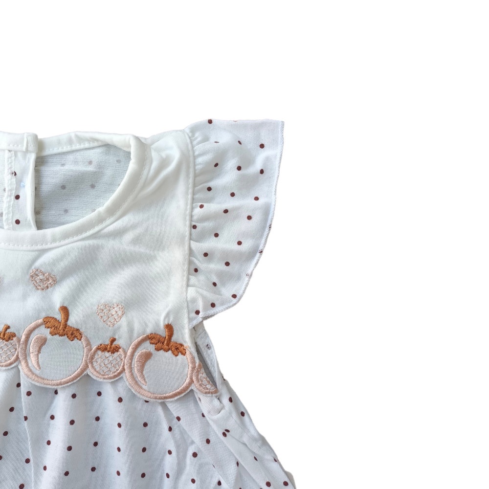 Dress Bayi Alecang STORE 3 - 18 Bulan / Setelan Baju Bayi Perempuan ( SET TOPI )