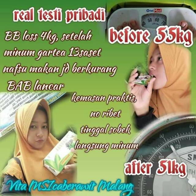 

Gartea minuman yang dapat menurunkan bb