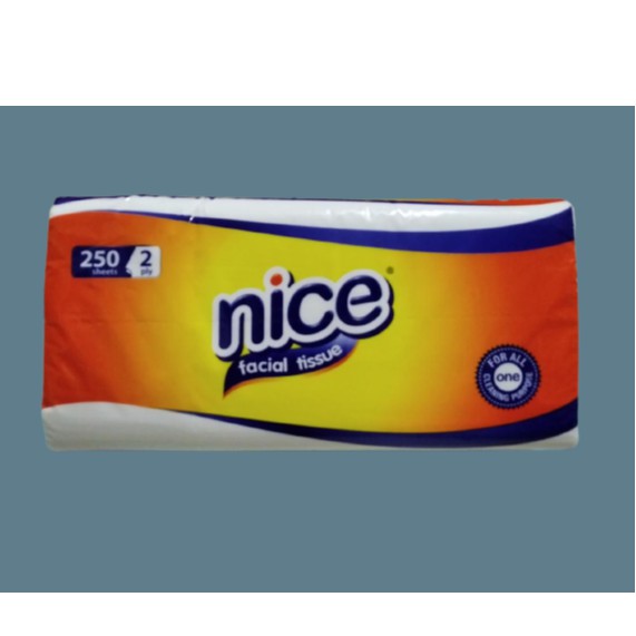 BARANG BAGUS!!! Tisu Nice Facial Tissue 250 Sheet 2 Ply Tisue