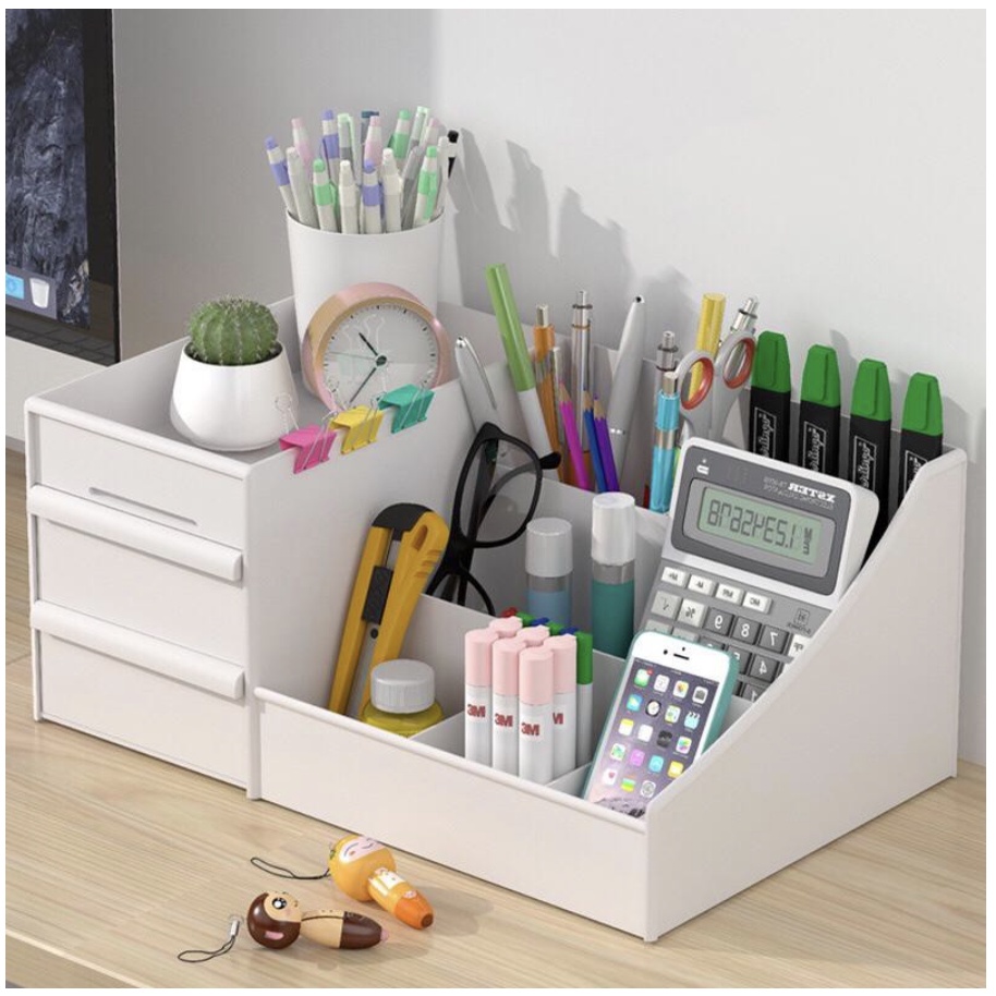 【GOGOMART】Rak Organizer Make Up Kosmetik / Kotak Lemari Make Up/Kosmetik Rack House Container Size M