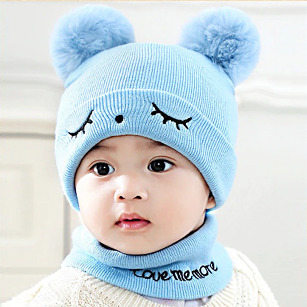 Topi Kupluk Rajut Anak Bordir Alis Usia 0-3 Tahun Kupluk Bayi