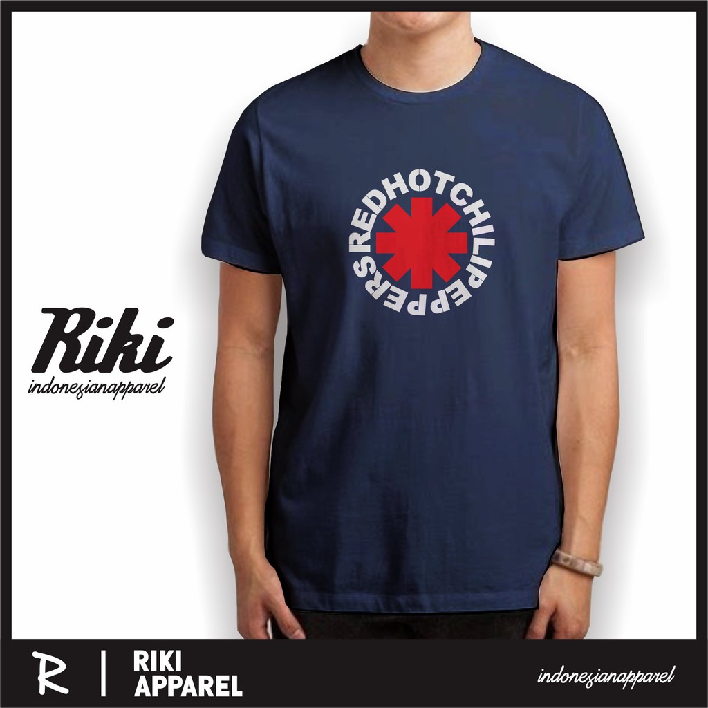 TERLARIS BAJU KAOS MUSIK RHCP RED HOT CHILIPEPPERS ORIGINAL GILDAN KAOSLOE