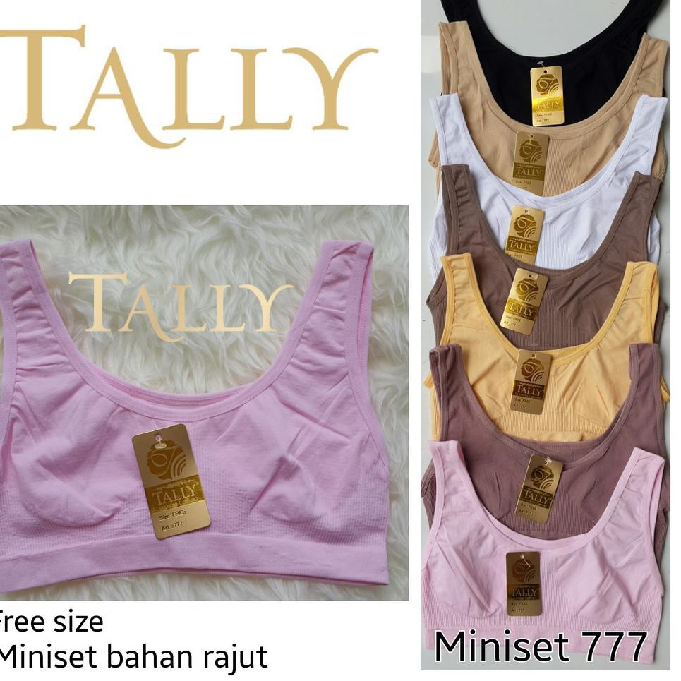 Miniset TALLY 777 Rajut nyaman dipakai halus Mini Bra