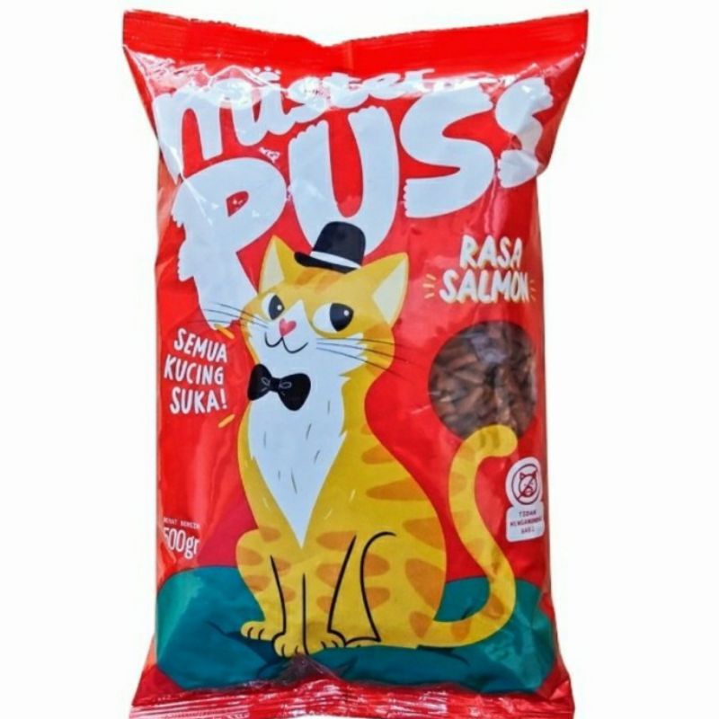 Makanan kucing Misterpuss 500gram