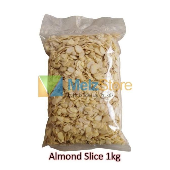 

Diskon Kacang Almond Mentah Slice/Potong Tipis,Import "Blue Diamond" 1kg Cuci Gudang Awal Tahun