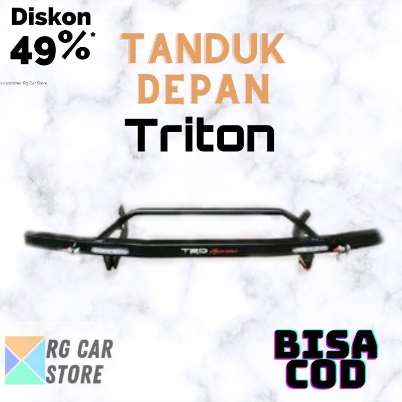 TANDUK DEPAN TRITON/BESI PELINDUNG BUMPER DEPAN MITSUBISHI TRITON ORIGINAL