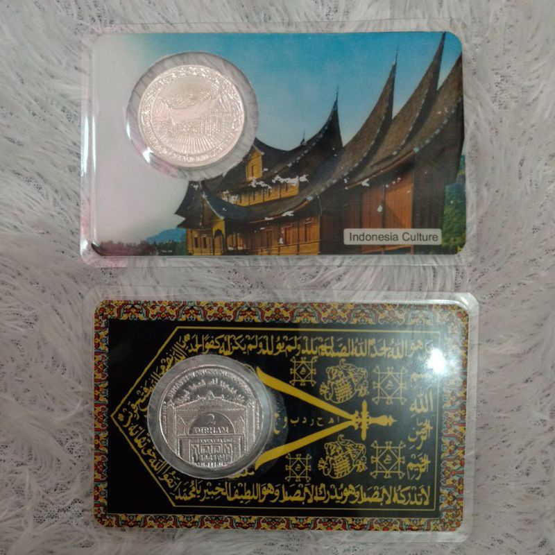 Serambi Dirham 2 dirham perak koin bulat non antam