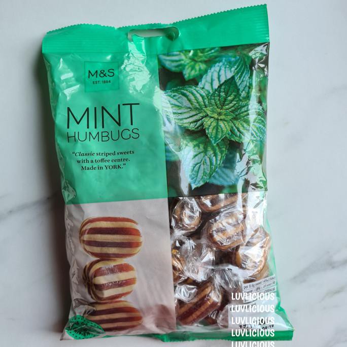 

M&S MARK MARKS & AND SPENCER MINT HUMBUGS TOFFEE CANDY PERMEN