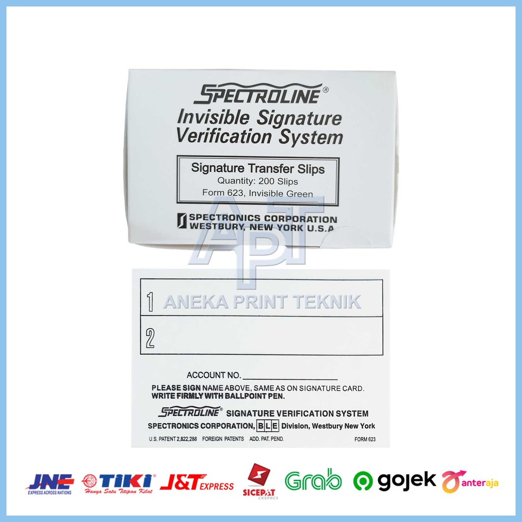 

Spectroline Signature Verification System