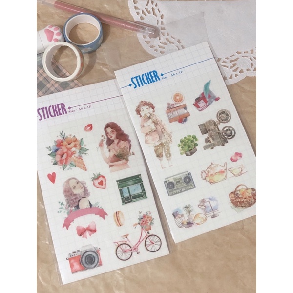 

Sticker -Sticker Dekorasi Planner Journal -Sticker Aesthetic