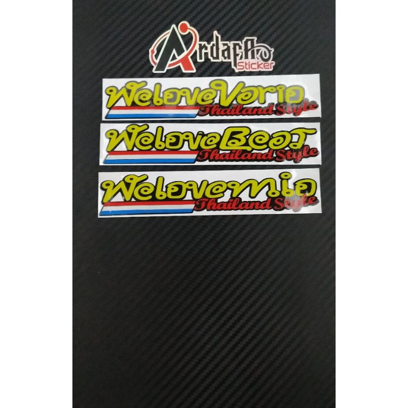 STICKER CUTTING THAILOOK  BEAT,VARIO,MIO.