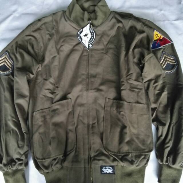 Fury jaket khaki/coyote/green army canvas lokal produk high quality