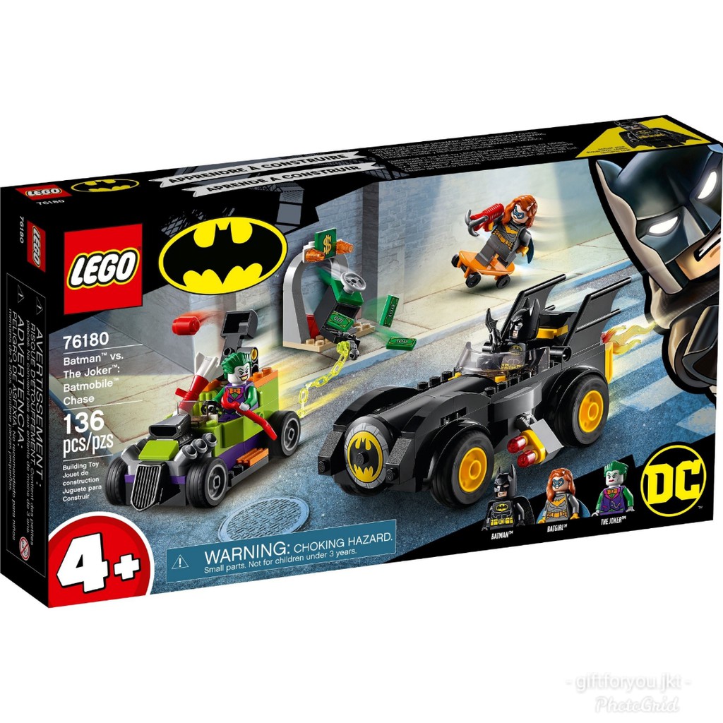 Lego DC Batman 76180 Batman vs The Joker Batmobile Chase Bricks Toy Mainan Anak Kid Kreatif Original
