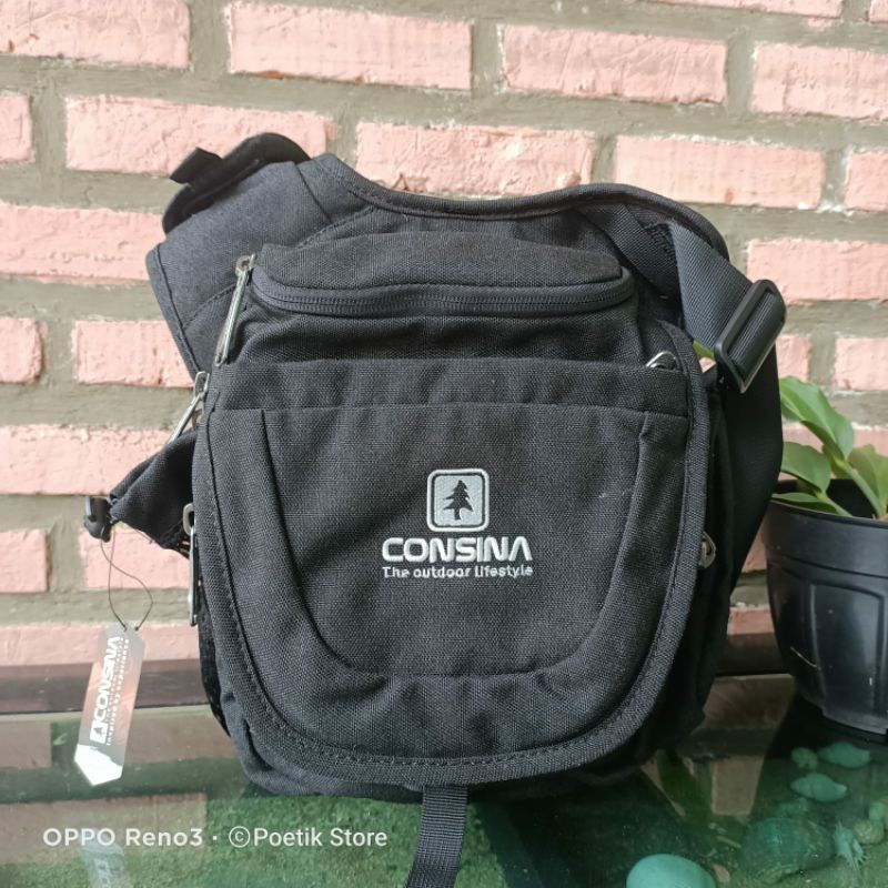 Consina Soldier 147 Shoulder Bag Original Tas Selempang Army Unisex