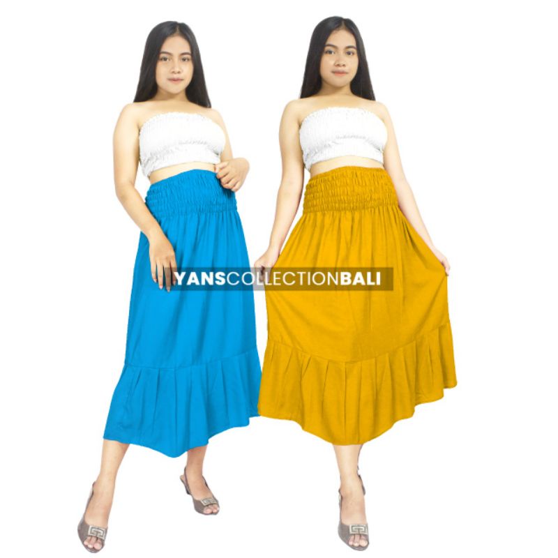 Rok Panjang Ruffle KOREAN BALI Termurah