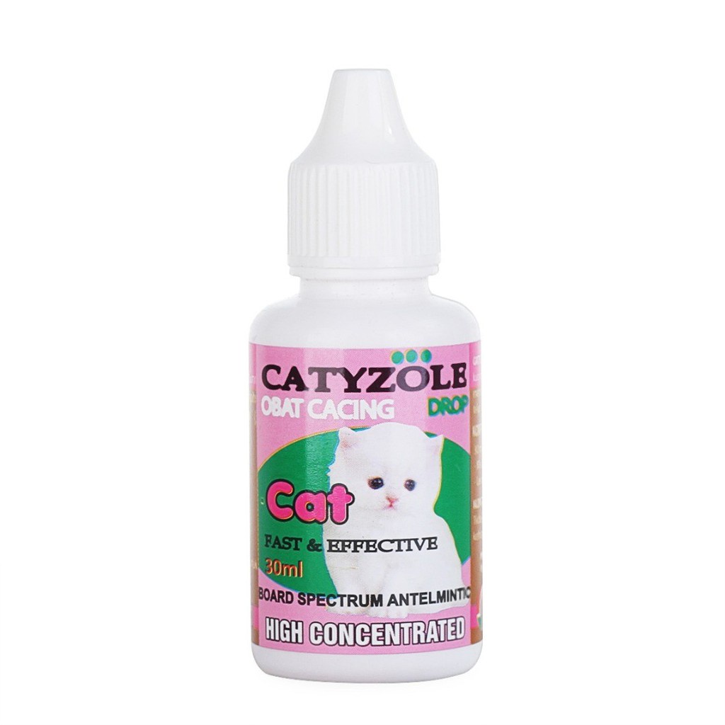 CATYZOLE DROP OBAT CACING UNTUK KUCING 30ML