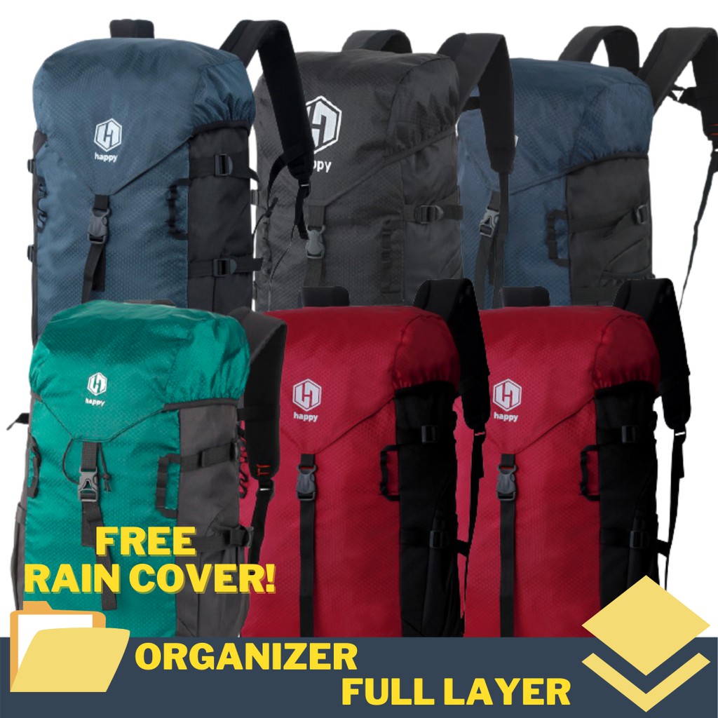 Tas Punggung Gunung Semi Carier 40 Liter Ransel Outdoor Pria Backpack Hiking Travelling