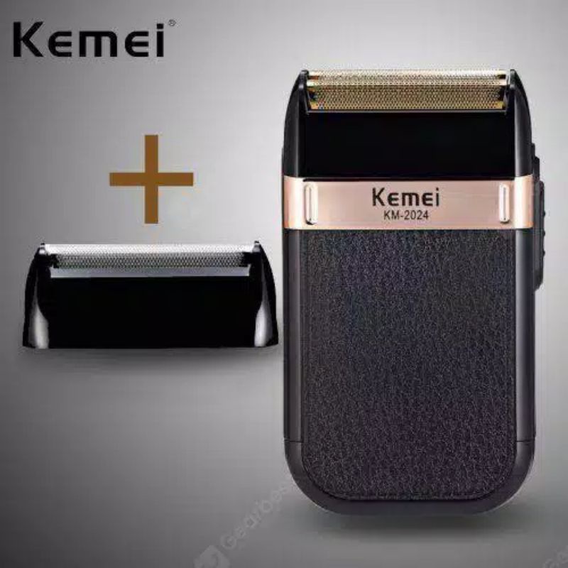 KEMEI KM-2024 SHAVER WATERPROOF ALAT MESIN CUKUR JENGGOT KEMEI KM 2024