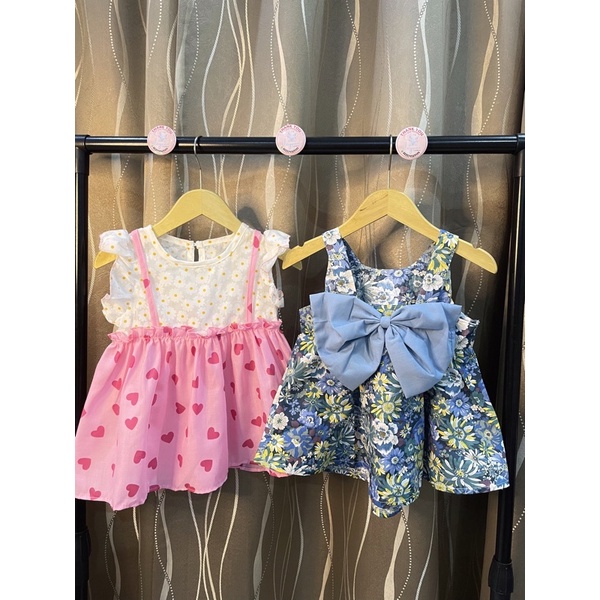 [eleypan.kids] Dress Anak BONUS TOPI IMPORT Quality Dress Summer Anak Terusan Tanpa Lengan Impor