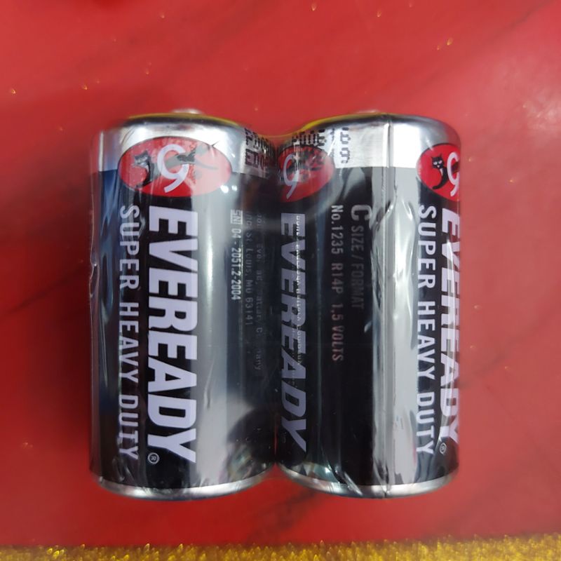 baterai eveready R14 2 pc