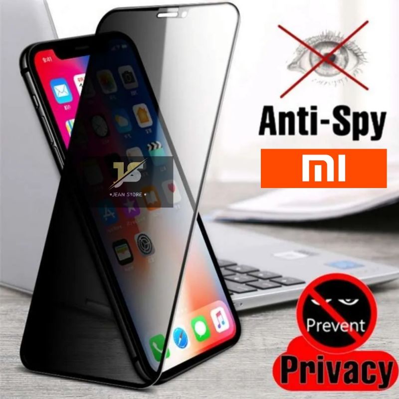 XIAOMI ANTI SPY / TEMPERED GLASS / SCREEN GUARD/ TG / PELINDUNG LAYAR REDMI 4X 4A 6/6A 7A 9A 9C 9T NOTE 5A NOTE 7 NOTE 7 PRO NOTE 8 NOTE 8 PRO NOTE 9 NOTE 9 PRO NOTE 10 10 PRO M3 PRO X3 X3 NFC X3 GT M4 F4 8APRO 10 10A 10 5G A1 + M5 M5S X5 PRO 10C 12C 13C