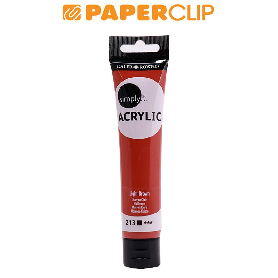 

ACRYLIC COLOR SIMPLY 75ML SL LIGHT BROWN