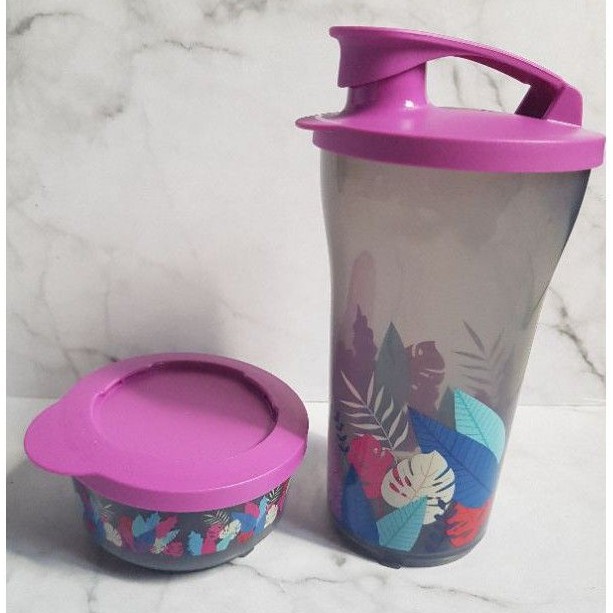 PROMO Tupperware  Ilumina Tumbler Set LEAF mangkok dan botol bisa klik